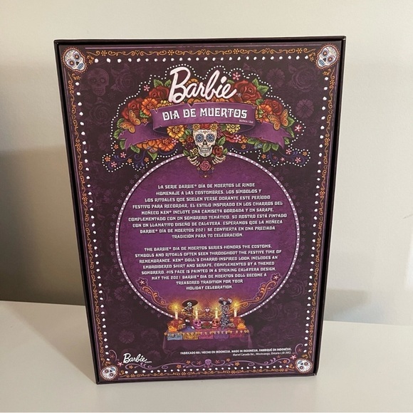 Barbie 2021 Ken Dia De Los Muertos Day of The Dead Doll Mattel - Picture 4 of 5